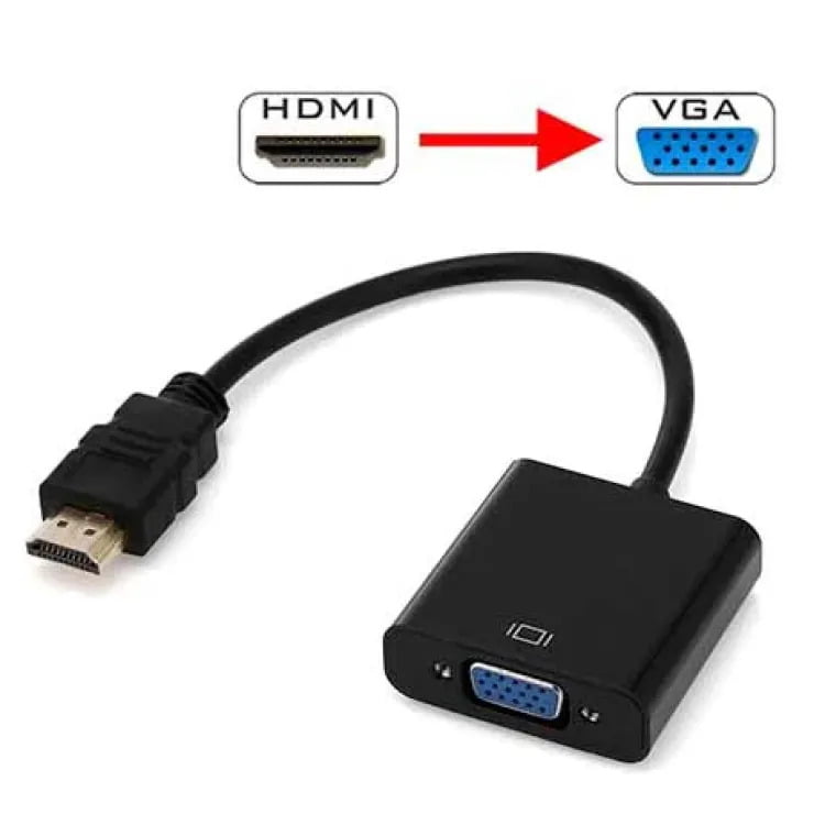 Best HDMI Male to VGA Female Video Cable Cord Converter Adapter For PC DVD HDTV 1080P